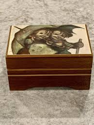 REUGE Swiss Wood Music Box “Try To Remember” Goebel Hummel Print - Works 4” x 3” | eBay