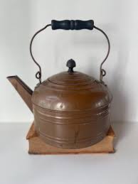 Vintage Revere Copper Kettle With Wooden Handle | Antique ...