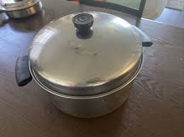 Vintage Revere Ware Copper Bottom 6 Quart Dutch Oven with ...