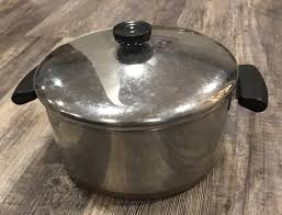 Vintage Pre 1968 Revere Ware 1801 Copper Bottom 4 1/2 QT Stock Pot With Lid | eBay