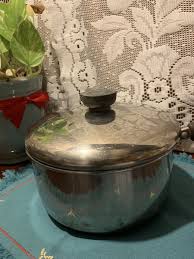 💥Vintage Revere Ware 2 qt Covered Sauce Pan Stainless Steel With original Lid | eBay