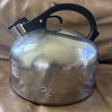 Vintage Paul Revere Ware Copper Bottom Whistling Tea Kettle ...