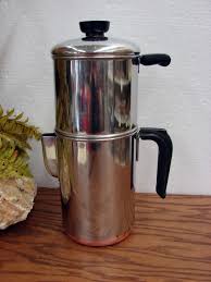 Complete Vintage Copper Bottom Revere Ware 8 Cup Drip-O ...