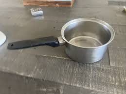 EKCO 1.0Qt Flint Ware Copper Bottom Sauce Pan Butter Gravy ...