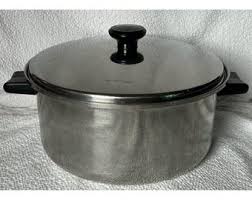 Vintage Sears Heat Core Stainless Steel 5 QT Stock Pot With ...