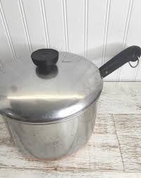 2 QT Revere Ware Stainless Steel Copper Clad Saucepan W/lid ...