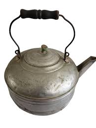 Antique REVERE HUGE Aluminum Tea Kettle 1920 Gallon Coiled Wooden Handle | eBay Australia