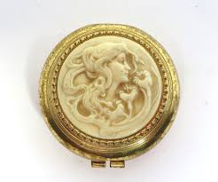 Vintage Revlon Love Pat Cameo Compact - Etsy