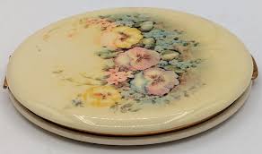 Vtg Collectible Rex 5th Avenue Signed Floral Lg 4.5" Facial ...