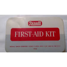 Vintage Rexall First Aid Tin Emergency Kit Medicine Cabinet RX Medical Doctor Collectables - Etsy