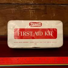 Vintage Rexall First Aid Kit - Etsy