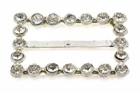 Lovely Retro Art Deco Paste Glass Pin Belt Buckle Jewelry Lot | eBay