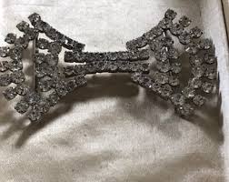 Vintage Rhinestone Buckle / Apparel Accessory / Rhinestone ...