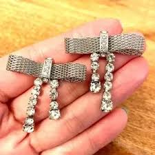 Miu Miu | Jewelry | Miu Miu Bow Tie Earrings | Poshmark