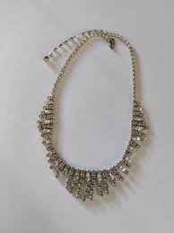 Crystal Diamante Cascade Necklace. Very Pretty & Perfect for a Special Occasion. Great Gift. Vintage Bridal. 1980s Vintage - Etsy