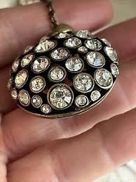 Park Lane Antique Gold Tone Hoops & Lia Sophia Kiam Family Necklace 40” NWT | eBay