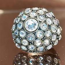 Antique Rose Cut Diamond Ring 925 Stealing Silver Handmade Item. - Etsy