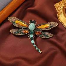 Pins Brooches Morkopela Vintage Dragonfly Brooch, Luxury ...