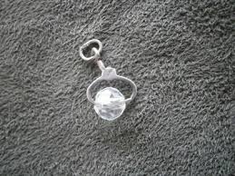 Ice Tongs with Crystal Ice Cube Vtg Sterling Silver Charm ...