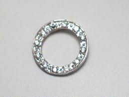 Circle Pendant, Womens Petite Sterling Silver White Cubic Zirconia Stone Halo Pendant – Blingschlingers Jewelry