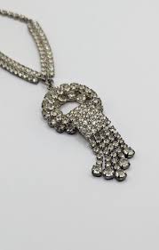 RARE French Vintage 1950 Silver Sterling Rhinestones ...