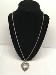 Vintage Victorian Sterling Silver Heart Snuff / Perfume Bottle ...