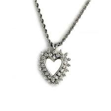 Heart Diamond Necklace 1.00 Carat – Vintage Diamond Ring