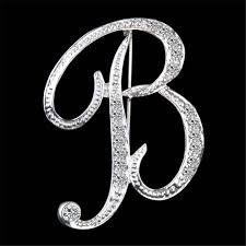 1PC Best Alphabet Letter A-Z Silver-Tone Initial Letter ...