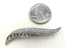 Exquisite Camrose & Kross JBK Jacqueline Kennedy Crystals Silver Tone Brooch | eBay