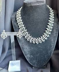 Vintage 1950's Signed Agnes, Demi Parure, Necklace and Earrings Set, Silver Tone - Etsy