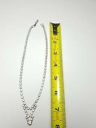 14" Vintage Rhinestone Necklace | eBay