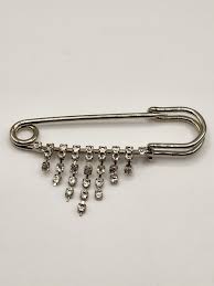 Crystal Silver Plated Silver Fashion Brooches & Pins for sale | eBay