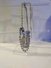 Vintage NY Beads Layered Necklace Costume Jewelry Silver ...