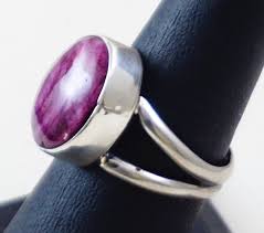 Women's Purple Spiny Oyster Rings —Women's Native American Jewelry ~ Women's Variety Stone Rings