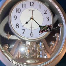 Hoseki Galaxy Quartz Melody Clock In Motion Musical Wall ...