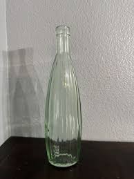 Tall Ribbed Italian Water Bottle - Light Glow Under UV Light | eBay