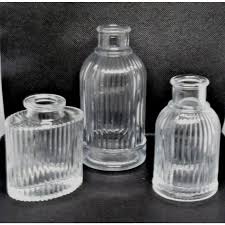 no brand | Accents | Small Clear Glass Vase 3 Pk Flowers ...