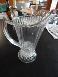 Vintage & RARE IMPERIAL GLASS HUCKABEE Pressed Glass Pitcher ...
