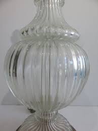 Large Murano Glass Lamp Made in Italy Mid Century Modern Lighting - Etsy Israel