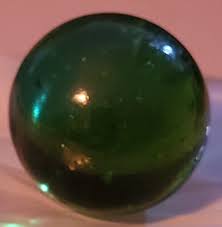 Vintage Shooting Marble Solid Green Bubbles Decorative ...