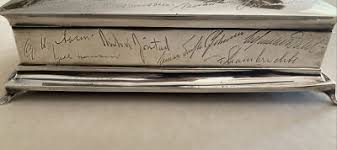 Air Marshal Sir E M F Grundy Royal Norwegian Air Force sterling silver cigar box | eBay