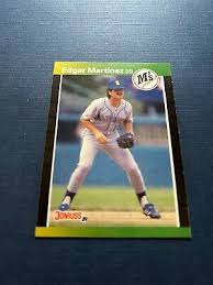 1989 Donruss Baseball Edgar Martinez #645 HOF Set Break ...