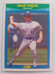 1990 Score Rising Star Baseball #37 Omar Vizquel (1989 ...