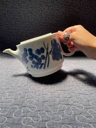 Vintage Richard Ginori Teapot: “tokay” Blue Floral, Made in ...