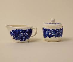 Vintage Wloclawek Fajans Hand Painted Milk/ Creamer and ...