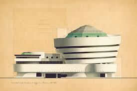 Frank Lloyd Wright, The Solomon R. Guggenheim Museum, 1956 ...