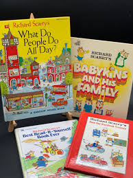 Richard Scarry Book Lot 4: Busy Day Storybook Treasury/ Best ...