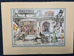 Toy Shop Decoupage Print By Anton Pieck (12 x 9 inches) | eBay