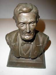 Vintage Abraham Lincoln Metal Bank 5 tall | eBay Australia