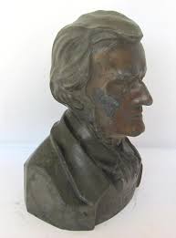 Sold at Auction: WW2 original German marked metal bust sculpture Richard Wagner Rare
